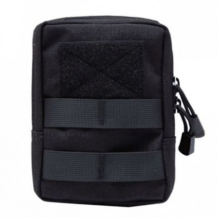 Tactical Bag Molle -tasku sotilaallinen vyölaukku EDC-tasku yhteensopiva retkeilyyn vaellukseen retkeilyyn (musta)