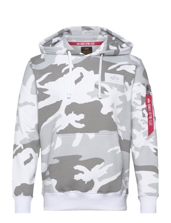 Alpha Industries | Back Print Hoodie Camo | L