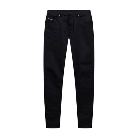Diesel, 2019 D-Strukt slim-fit jeans Zwart, Heren, Maat:W31 L34,Cotton