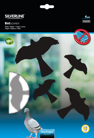 Silverline Shadow Fugleskremsel siluett, Dyr & stell