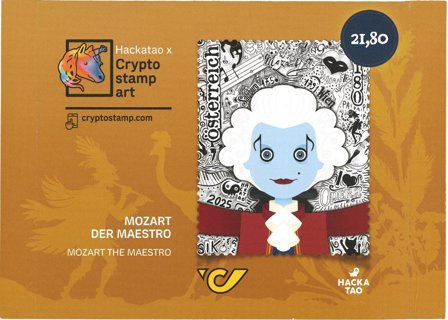Østrig - Mozart Maestro - Kryptofrimærke