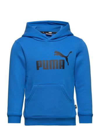Ess Big Logo Hoodie Fl B Hettegenser Genser Blå PUMA*Betinget Tilbud