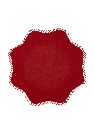 PORTOLINO LIVING Bordstablett POLKA Bordstextil Röd ONESIZE