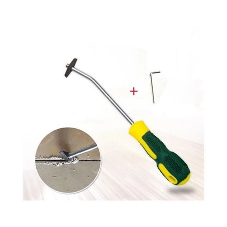 Fjerner til keramiske fliser, rengøringsmiddel i wolfram stål, rengøringsbor til fugemasse på gulv og væg, professionelt håndværktøj til cement 1 stk.