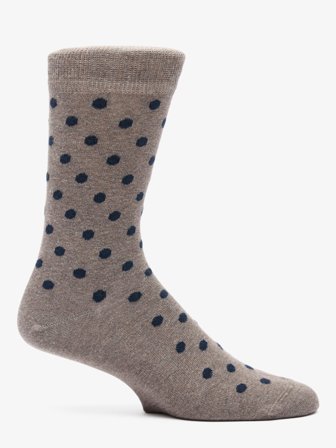 John Henric Men's Chaussettes Marron & Bleu Murcia Size Onesize