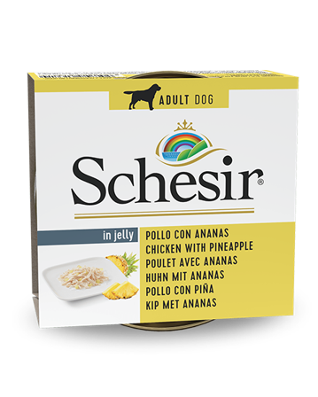 Schesir Pollo Con Ananas Cibo Umido Cani Adulti Lattina 150 g