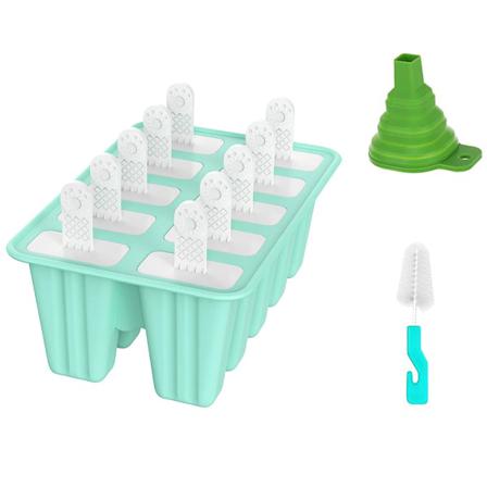 Ice Form Diy Silikon 10 Fack Glassbricka Handgjord Återanvändbar