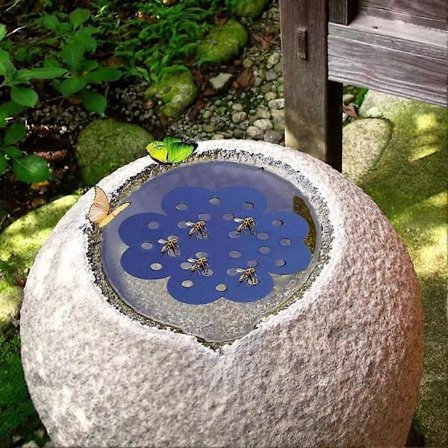 Flytande Bi-ö Trädgård Bi Insekt Vattningsmatare Dricksstation