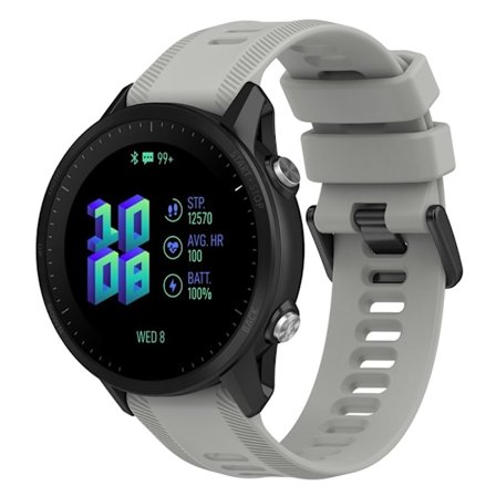 Garmin Forerunner 955 urrem i twill-stil - Grå