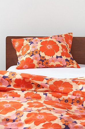 Jotex - Poszewka Na Poduszkę Ekologiczna Pomarańczowy - FRIDA - Kup Poszewki na poduszki firmy Jotex