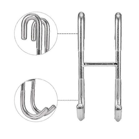 Brusekrog (2-pak), Håndklædekroge til badeværelse Ramløs glasbrusekabine, Bruse skraber kroge