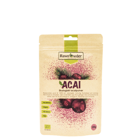 Rawpowder Økologisk Acaipulver 100 g