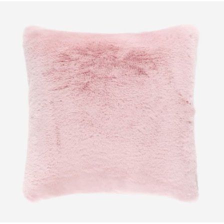 Pude 45 x 45 cm imiteret pels med fyld sofa pude dekorativ