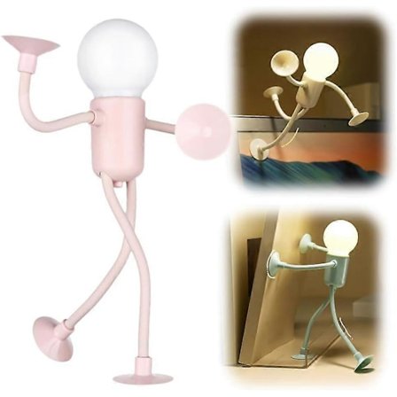 Formbar Morsom Sportsmann Nattlampe, DIY Form Nattlamper