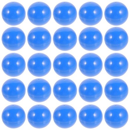 50 stk. Aktivitetslotterikugler Små Sjove Farverige Aktivitets Hule Kugler til Spilfest (40 mm Diameter Blå)