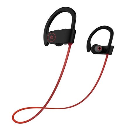 Bluetooth-hodetelefoner, løpehodetelefoner trådløse ørepropper vanntette sportøretelefoner i øret for trening/utendørs/sport/trening/yoga