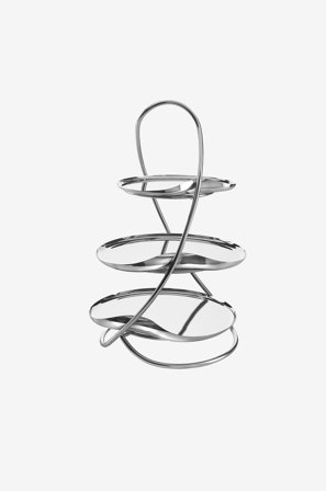 Robert Welch - Kolmikerroksinen kakkuvati Drift - Hopea - Tarjoiluvadit - - Homeroom