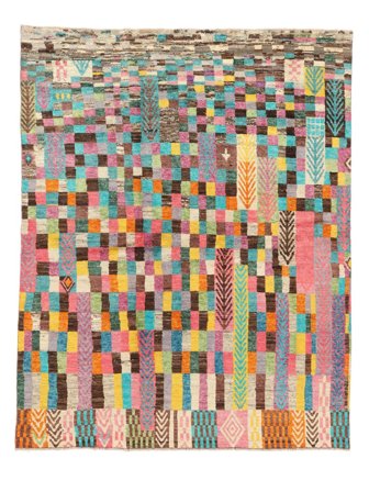 Kilim Inspired Moroccan Berber - Afghanistan 187X236 Wool, Rug