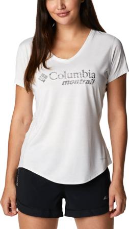 Columbia Montrail Women ́s Trinity Trail II Graphic Tee Women Short sleeved fitness sweater White S