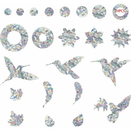 Fugle klistermærke fugle kollision anti-kollision vindue klistermærker glas dør beskyttelse silhuet anti-kollision vindue klistermærke for at undgå 