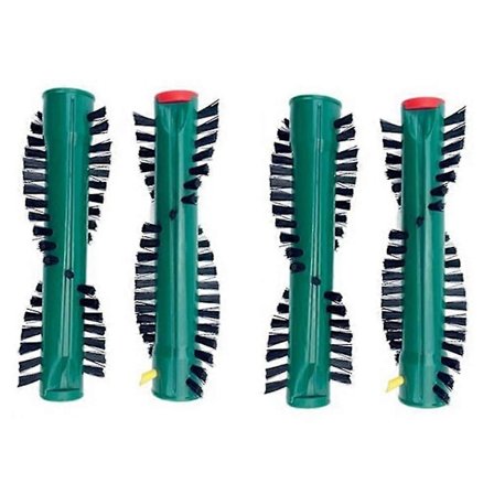 2 par ersättningsborstar, borstar lämpliga för Vorwerk Vk118 Vk120 Vk121 Vk122 Vk130 Vk135 Eb