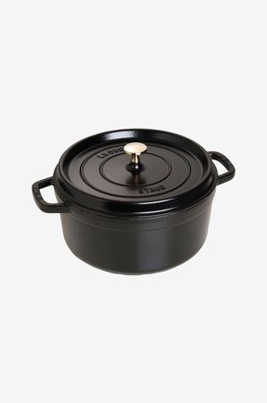 Staub - Gryte La Cocotte rund 26 cm, 5,2 l - Svart - Gryter & kasseroller - Fra Homeroom