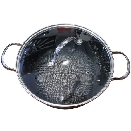 Satake Paistopata ja lasikansi, kevyttä valurautaa, 24 cm