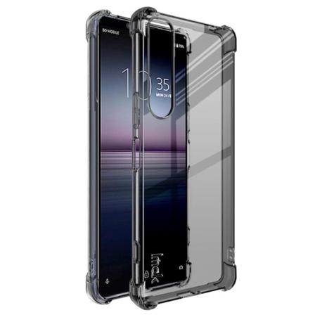 IMAK Airbag Cover til Sony Xperia 1 IV - Gennemsigtig Sort Transparent