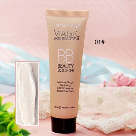 Pro Brighten Base Makeup Kit Solskydd Långvarig Vattentät Ansiktsblekning Märkes Foundation BB Cream 3 Färger