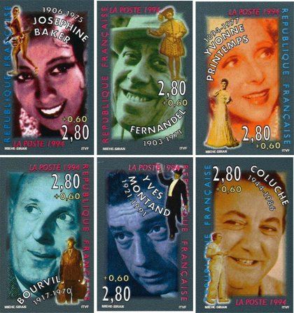 Frankrig 1994 - YT 2897-2902 - Utakket - Postfrisk