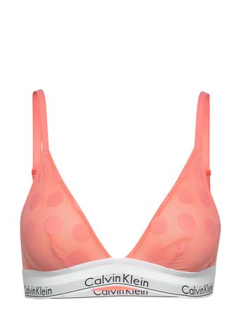 Unlined Triangle Lingerie Bras & Tops Soft Bras Bralette Rosa Calvin Klein*Betinget Tilbud