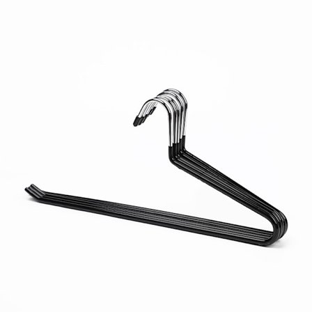 Kraftige metallskaporganisatorer, sklisikre buksehengere med åpen design for enkel klesorganisering, plassbesparende, konstruert av premiummateriale