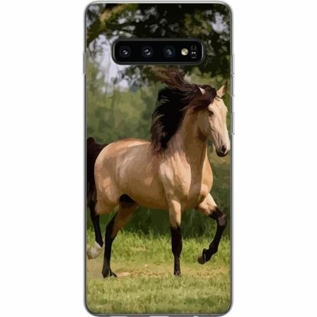 Samsung Galaxy S10 Genomskinligt Skal Häst