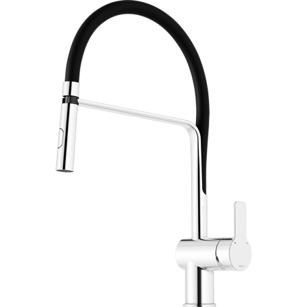 Mora LYNX 344081 Köksblandare flexibel pip, krom, G10, Badrum