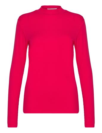 Krown Ls T-Neck Tops T-shirts & Tops Long-sleeved Pink Modström