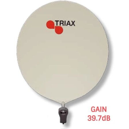Parabolantenni - TRIAX - DAP 910 - 90CM - Kermanvalkoinen - Voimakkuus 39.7dB