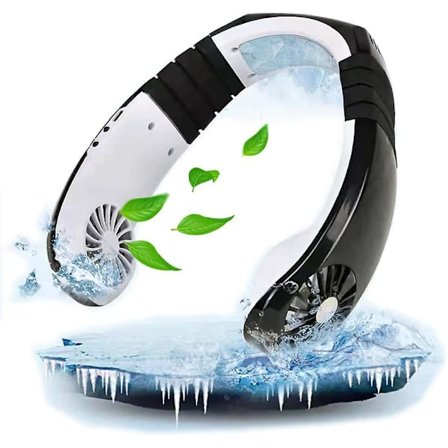 Portable Air Cooler Mini Electric Air Conditioner Neck Cooling Fan