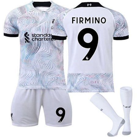 Nya Pojkar Barn Barn Fotboll Kit Kort Skjorta Socka Set Fotboll