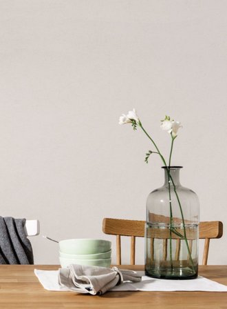 Duro Tapet, Sten 352-08 Enfärgad & Randig, L, Ljusbeige, Färg & tapeter