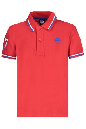 North Sails Polo Maniche Corte Bambino Rosso
