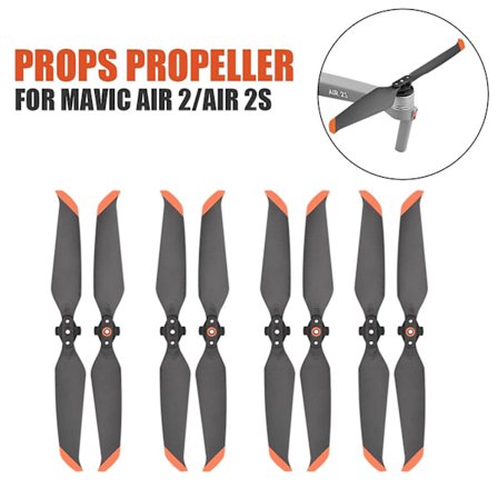 8st För Dji Royal Air 2 Snabbkopplande Brusreducerande Propeller 7238f Tillbehör Od Ny
