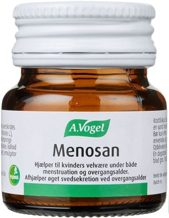 A.Vogel Menosan, Helse & Madvarer, Kosttilskud Til Kvinder, Menstruation