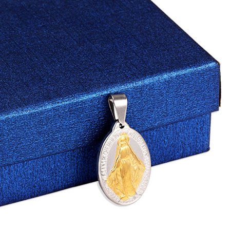 Chambre d'or Jewelry - Halsband med medaljong av Jungfru Maria Miracul