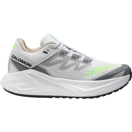Salomon - Chaussures de gravel running pour femme Aero Glide 3 Grvl - White / Ftw Silver / Green Gecko - 40⅔