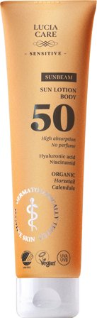Lucia Care Sunbeam Sun Lotion Body SPF50 150 ml, Skincare, Solpleje, Solcreme