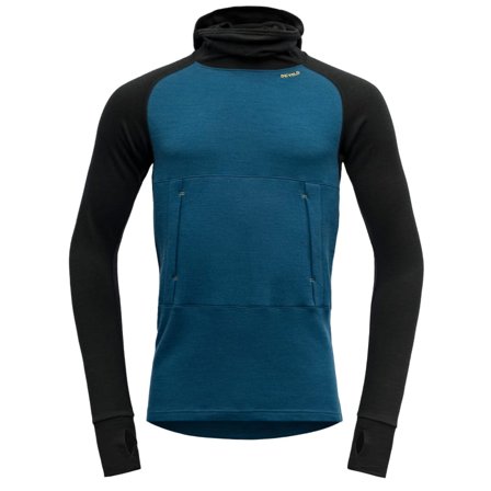 Devold Expedition Arctic Man Hoodie Men base layer tops Blue L
