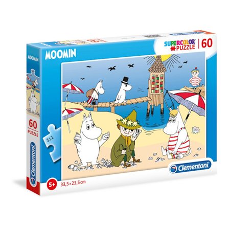 Muminpussel med 60 bitar för barn, från 5 år