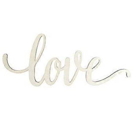 WINOMO Kärlek Träskylt Heminredning Väggkonst Obehandlad Väggdekoration Hängande Tag för Hem Sovrum Restaurang
