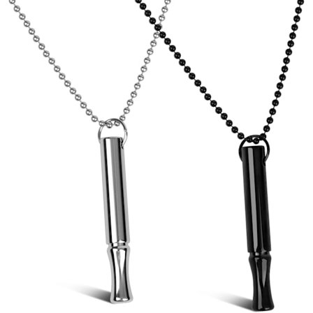 2 stk. Angstlindrende Halskæde Bærbar Stressaflastende Mindfulness Halskæde, Rustfrit Stål Halskæde til Rygestop, Meditation