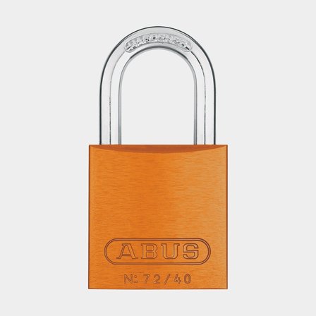 Hængelås ABUS 72/40, Ø6.5 mm, orange